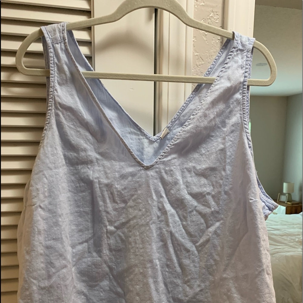 Baby blue tank top